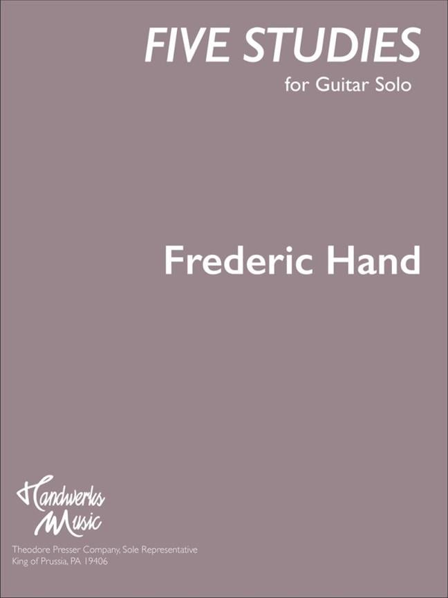 Five Studies for Guitar Solo